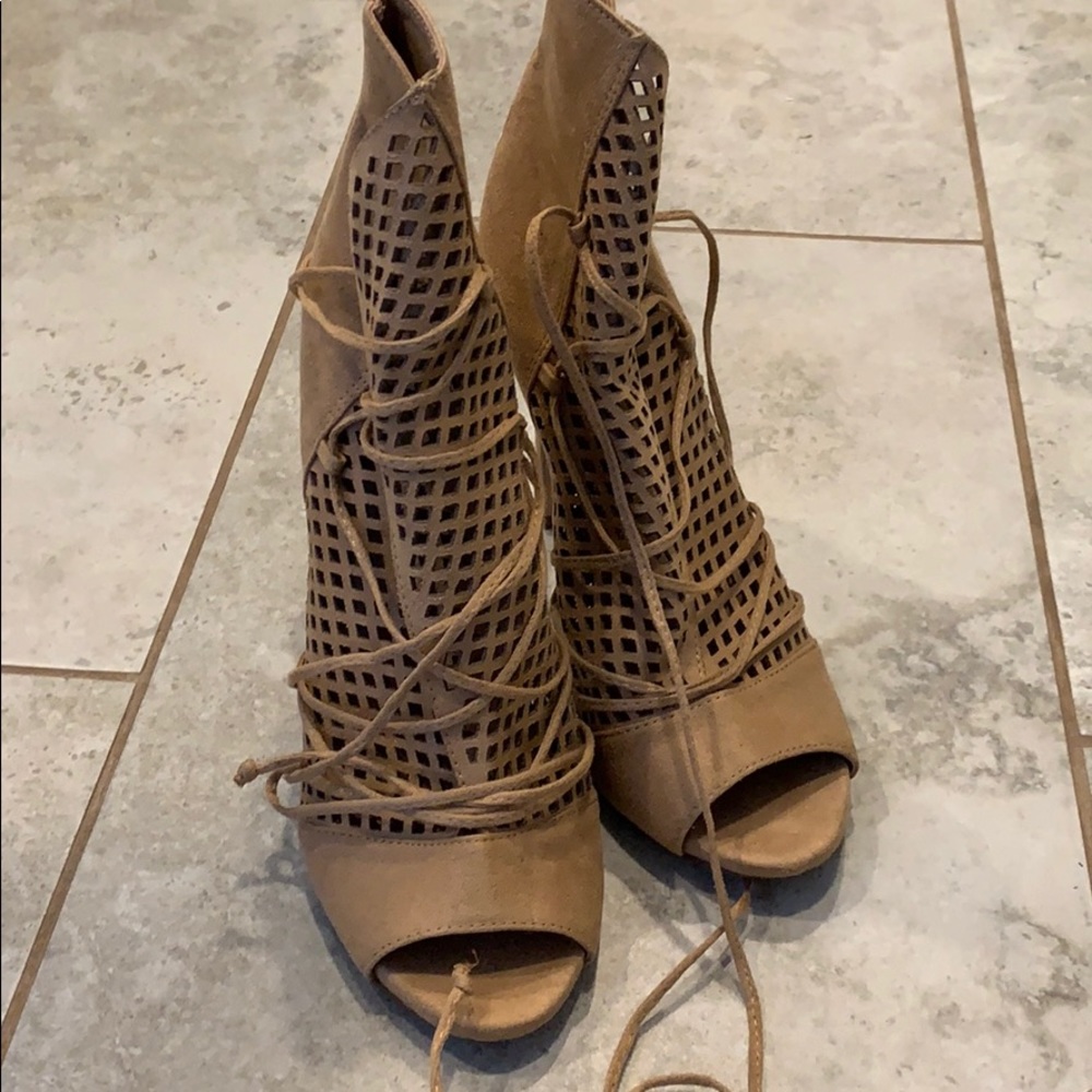 Lace up heels
